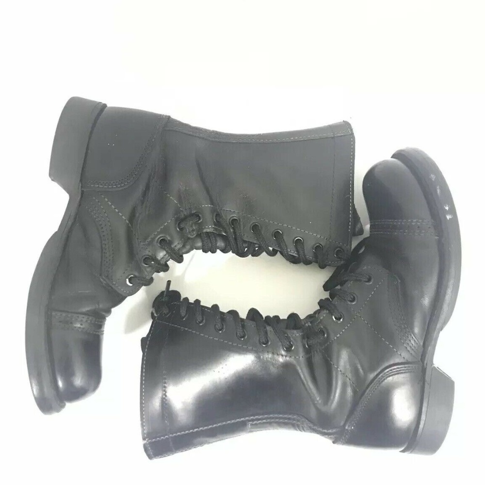 Vintage Corcoran Womens 6 1/2 M Military Boots Bla